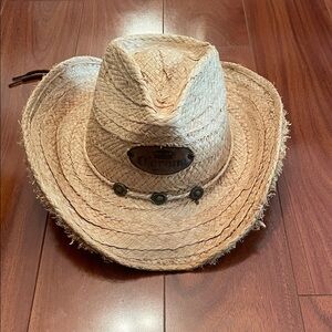 Corona Natural Straw Western Hat
